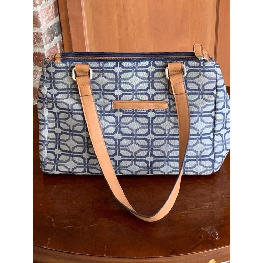 Women's Jacquard Satchel Handbag Slim‎ Wallet Company